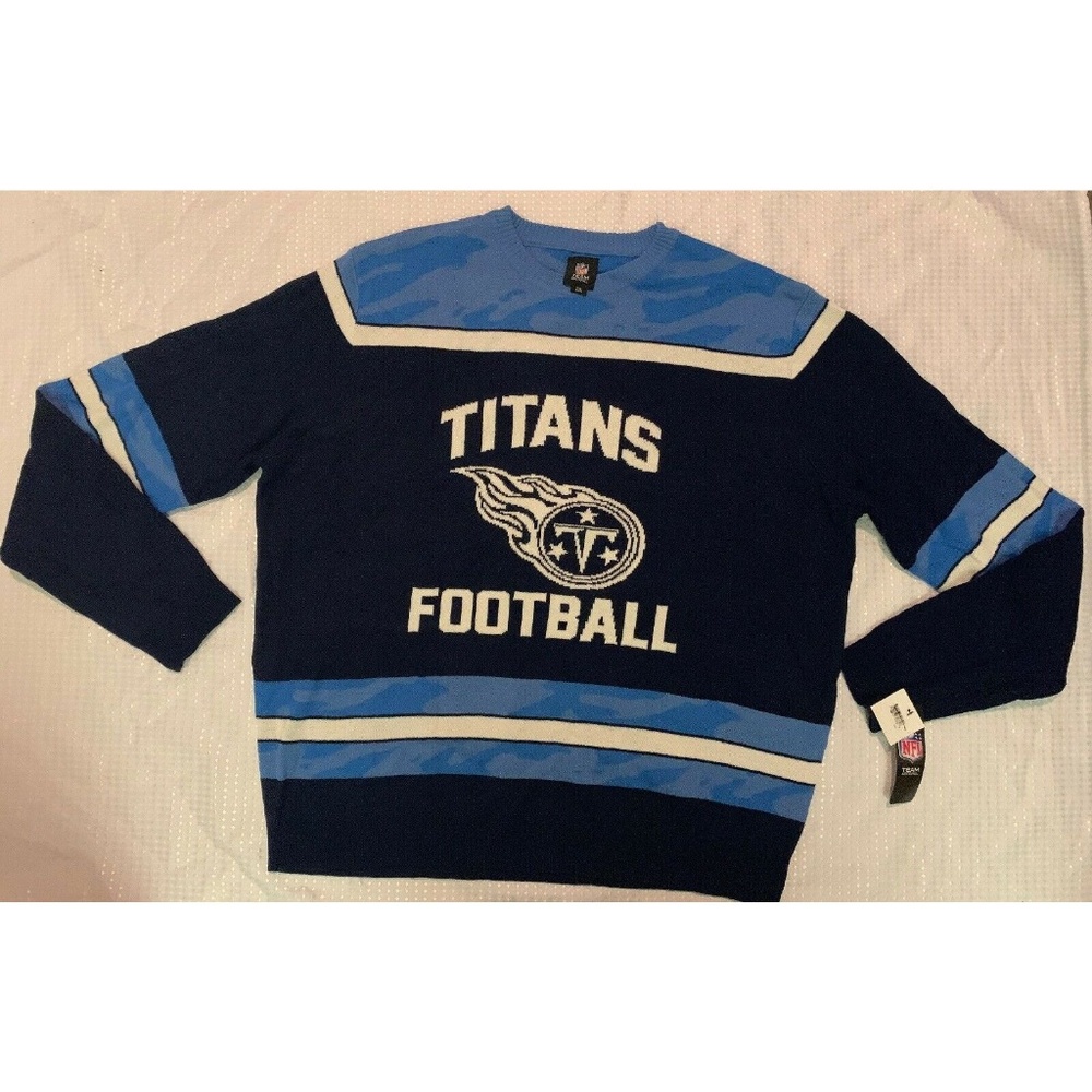 Tennessee Titans Mens Sweater Sz 2XL Blue NFL NEW